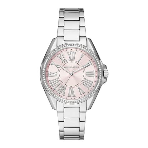 michael kors kaycie pavé silver-tone watch|Kaycie Pavé Two.